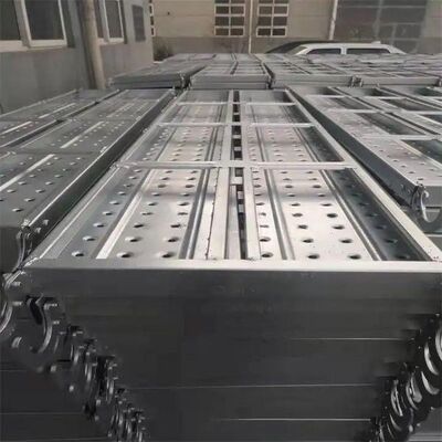 Construction Galvanized Scaffolding Boards Walking Platform Q195 Metal Deck Steel Plank