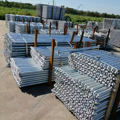 48.3x3.25mm Ledger Size Ringlock Wedge Lock Scaffolding System With Eco-Friendly Design