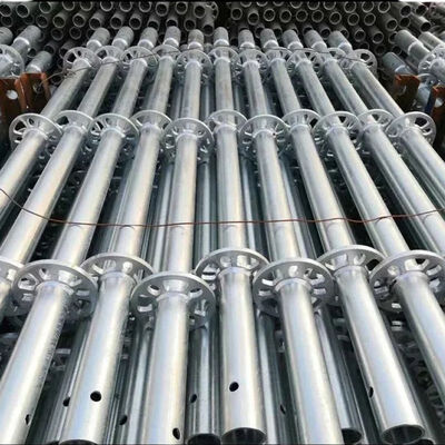 foot scaffolding hot dip galvanized steel frame 1.52m height multi-layer heavy load scaffold for exterior wall construction BYTHAI