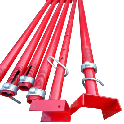 adjustable scaffolding props Q235 hot dip galvanized heavy duty thick wall steel support for concrete formwork shoring and building construction engineering projects BYTHAI