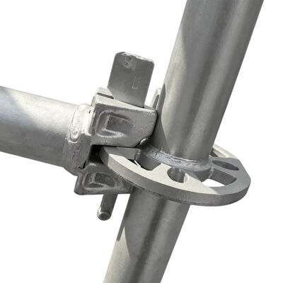 ring lock vertical tube Q235 hot dip galvanized steel heavy duty vertical member for ringlock scaffolding and construction support frames BYTHAI