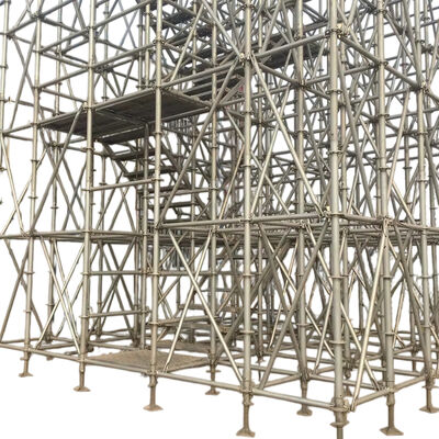 heavy load ringlock construction scaffolding Q235 hot dip galvanized steel high bearing capacity structure for large load construction support and formwork shoring BYTHAI