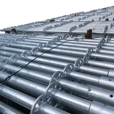 ring lock scaffolding system Q235 hot dip galvanized steel heavy duty modular structure for building construction support and facade maintenance works BYTHAI