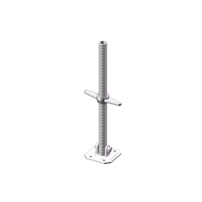 Electro Galvanized Base Jack Scaffolding Durable Industrial Solution