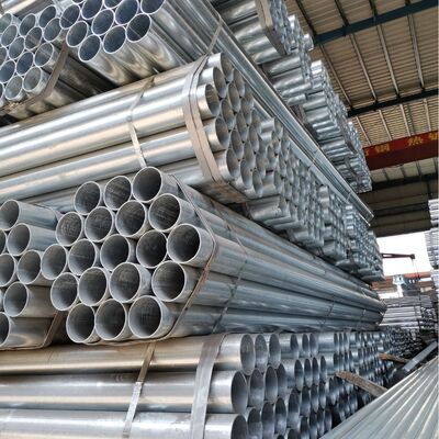 Hot‑Dip Galvanized Scaffold Tube, 48.3mm Welded Steel Scaffolding Pipe For Construction Ringlock Scaffolding System