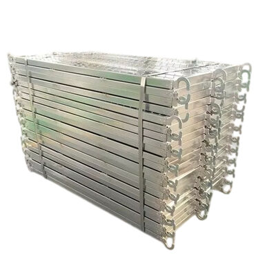Aluminum Walkboard, 240mm Width, 3m Standard Length, Grooved Anti-slip Surface, Lightweight Aluminum Walkboard for Scaffold Working Platform BYTHAI