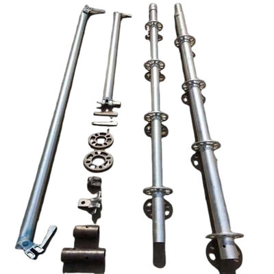 5x5 scaffolding hot dip galvanized steel 1.5m bay width ringlock type heavy load scaffolding for high-rise construction BYTHAI