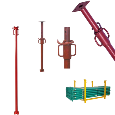 adjustable scaffolding props Q235 hot dip galvanized heavy duty thick wall steel support for concrete formwork shoring and building construction engineering projects BYTHAI