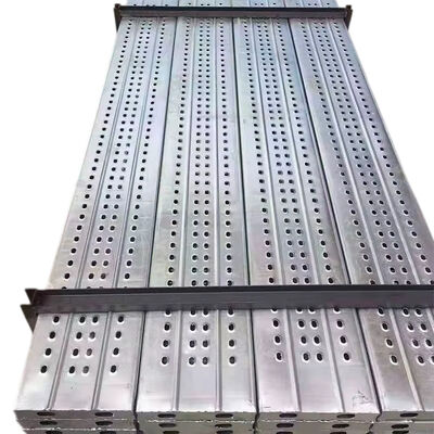 steel scaffold planks Q235 hot dip galvanized thickened plate anti-slip surface for building construction platforms and scaffolding pedestrian walkways BYTHAI