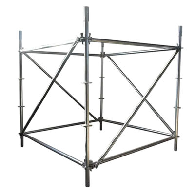 ringlock scaffold system full galvanized reinforced steel structure for formwork shoring and exterior building maintenance support BYTHAI